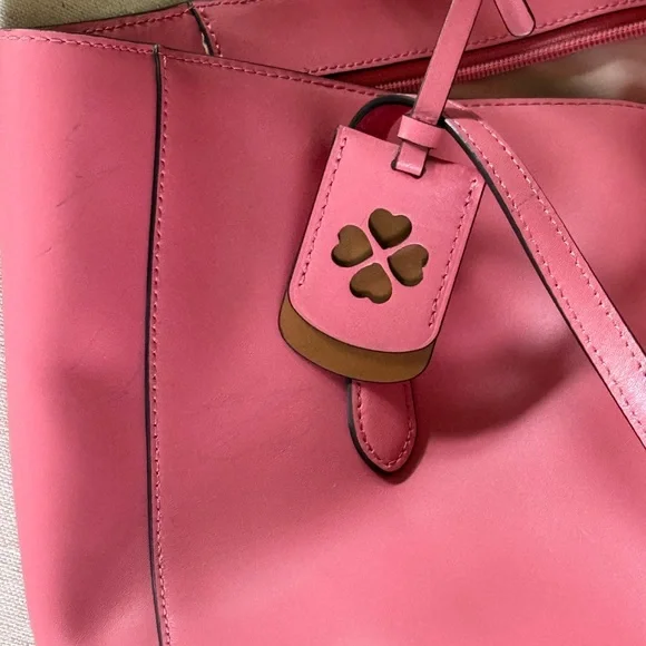KATE SPADE Pink Leather Schuyler Tote Bag - Picture 5 of 12